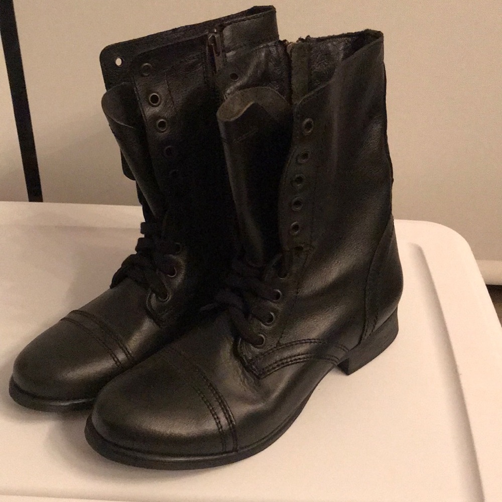 Brand New Steve Madden Combat Boots